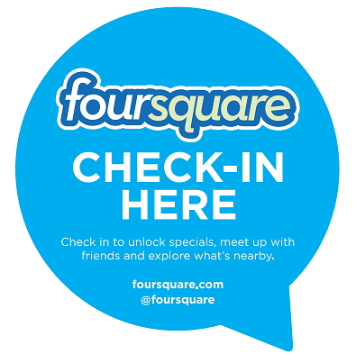 Foursquare-Window-Cling